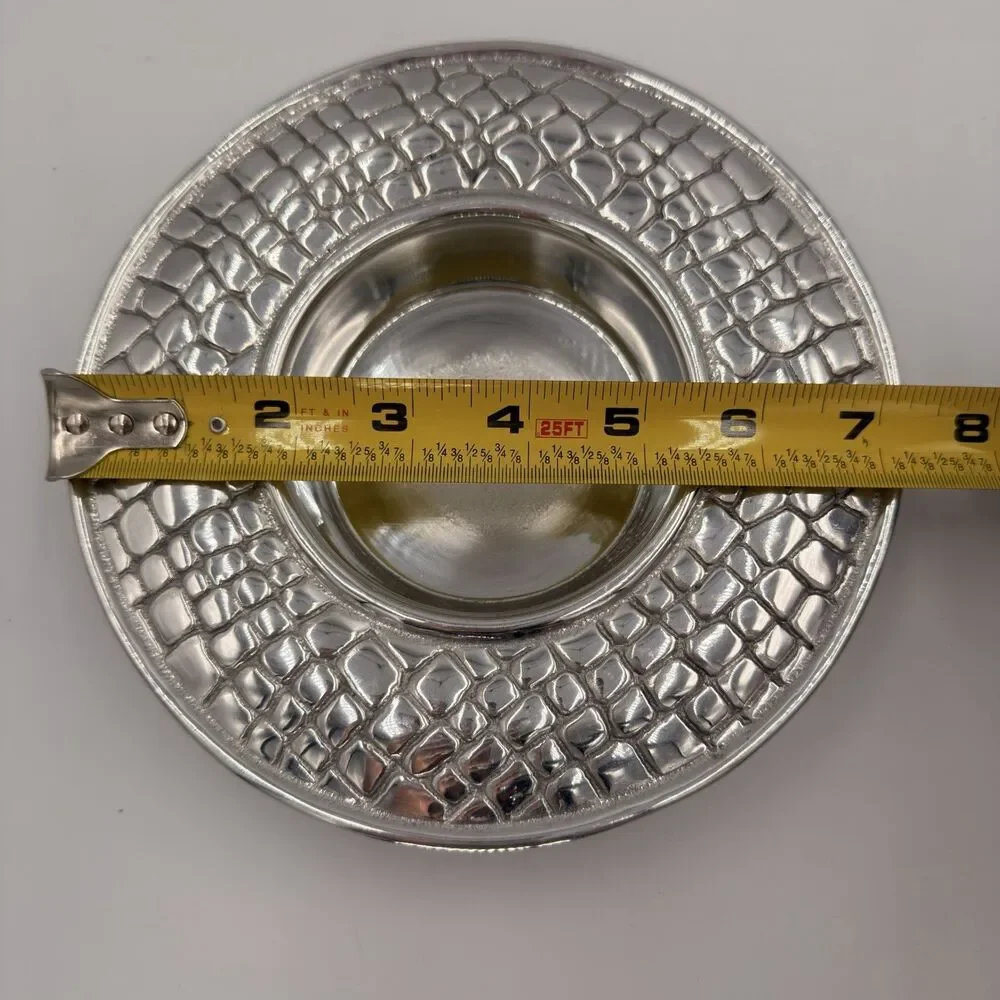 Beatriz Ball 6490 Porta Vino Crocodile Cast Aluminum Wine Bottle Coaster Holder